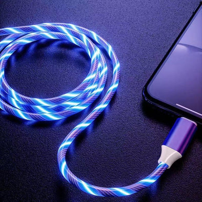 Fast Charging Led Charging Cable - USB to Lightning