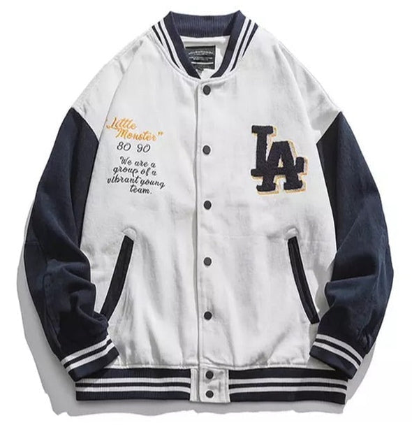 LA Denim Varsity Jacket