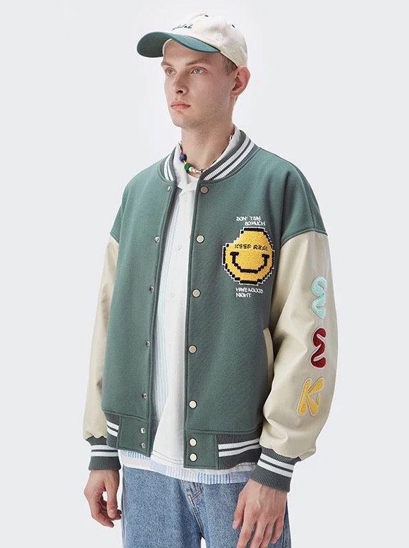 Smiley Varsity Jacket