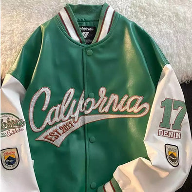 CA Leather Varsity Jacket