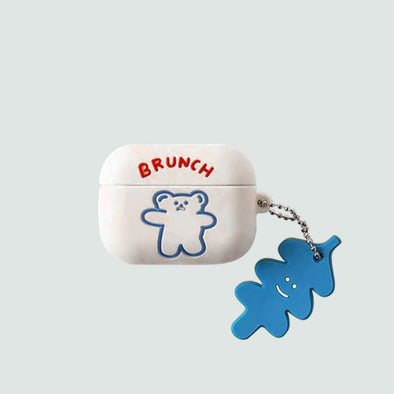 Limited AirPods Case | White Brunch Bear