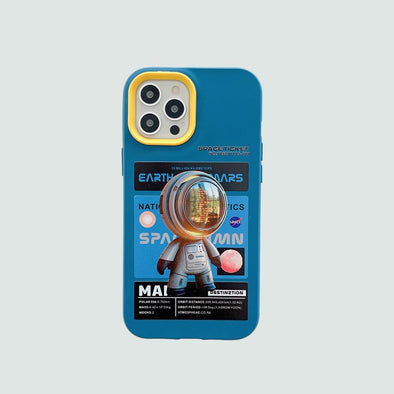 Limited Phone Case | Blue Big Head Astronaut