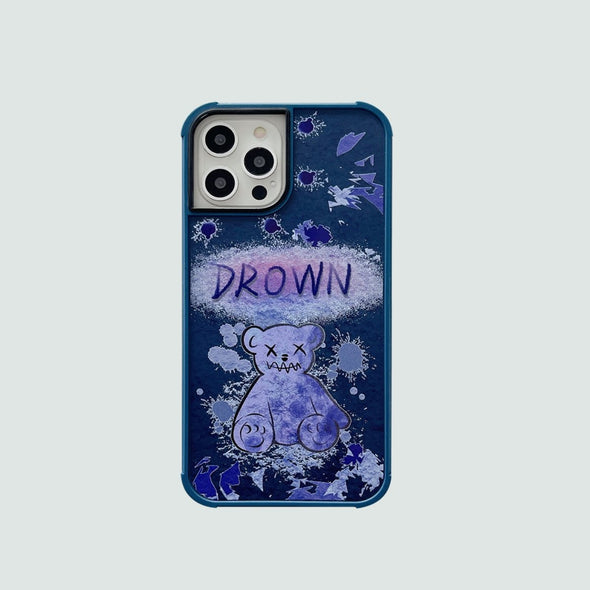 Limited Phone Case | Blue Trashy Bear