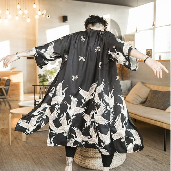 [SPECIAL OFFER] Ikai™ Birds Print Long Robe