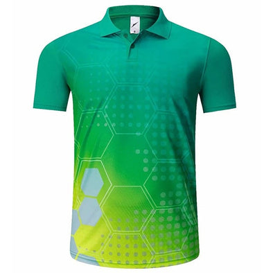 Golf High-Performance Hex Shirt (Green)