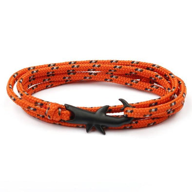 West Tide Orange Jaws Bracelet (Black)