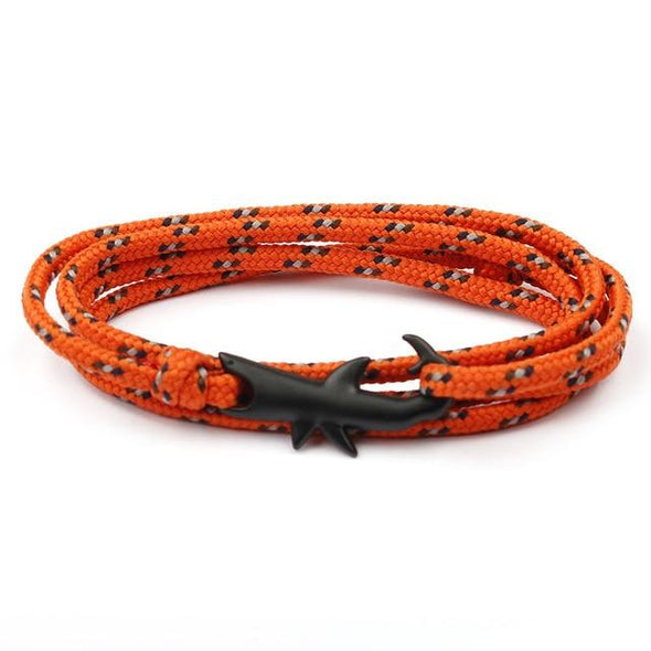 West Tide Orange Jaws Bracelet (Black)