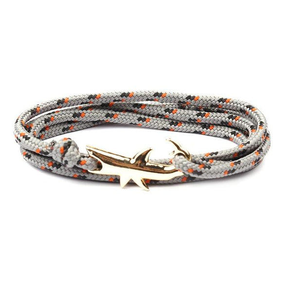 West Tide Grey Jaws Bracelet (Gold)