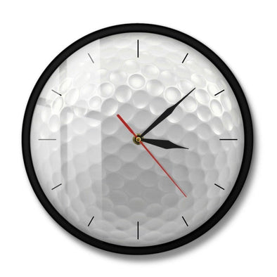 Golf Golf Ball Clock (Metal Frame)