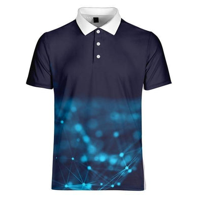 Golf High-Performance Digital Raindrop Shirt