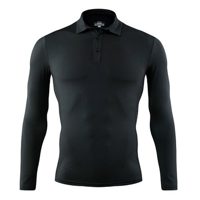 Golf High-Performance LS Shirt (Black)