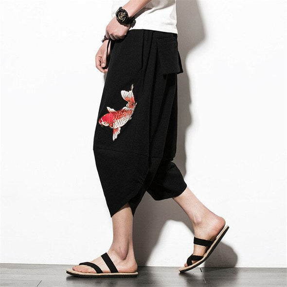 Ikai™ Embroidered Linen Pants