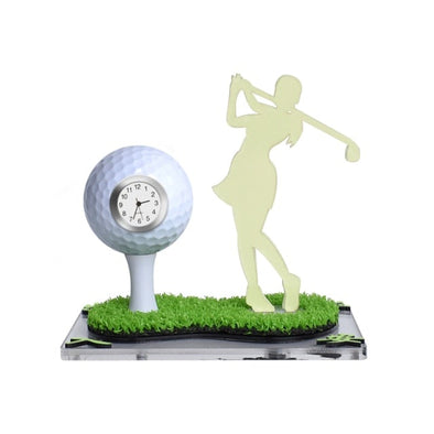 Golf Golf Ball Clock And Swing Ornament