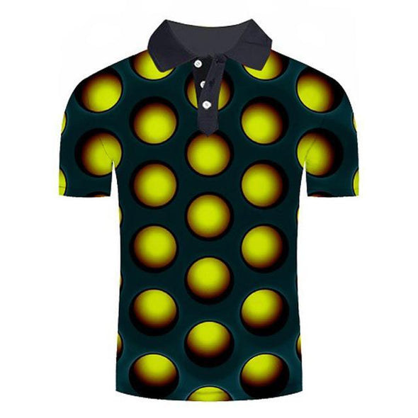 Golf Cooltech Loud Disco Shirt (Yellow)