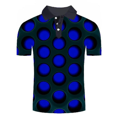 Golf Cooltech Loud Disco Shirt (Blue)