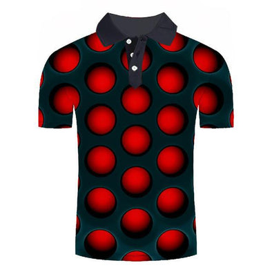 Golf Cooltech Loud Disco Shirt (Red)