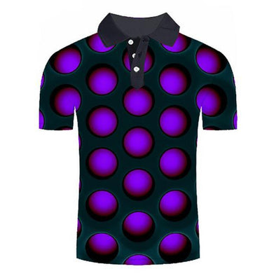 Golf Cooltech Loud Disco Shirt (Purple)