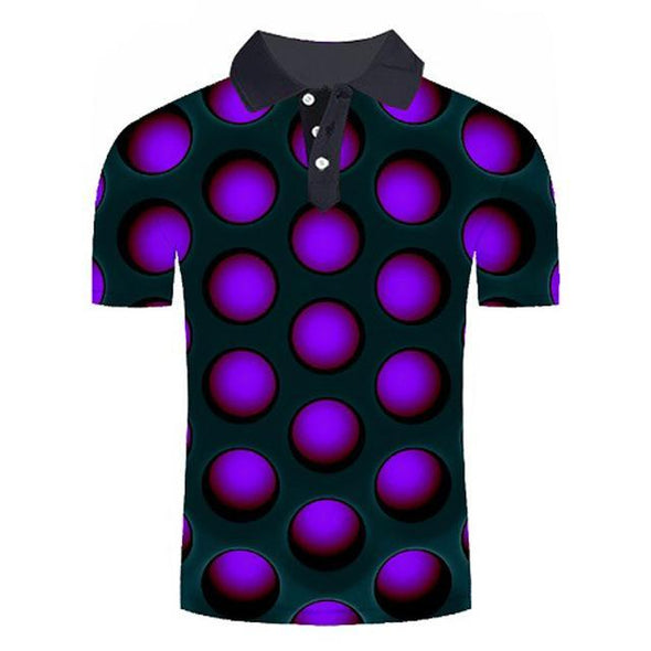 Golf Cooltech Loud Disco Shirt (Purple)