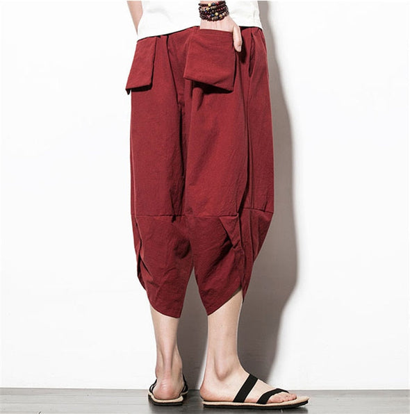 Ikai™ Embroidered Linen Pants