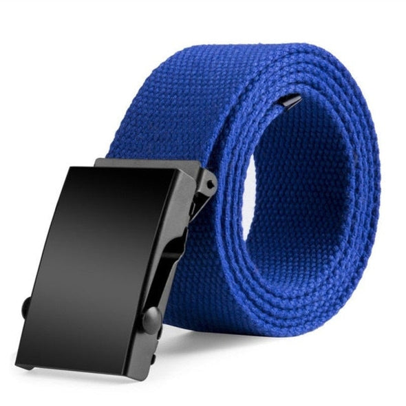 Golf Athletic Canvas Belt (Blue)