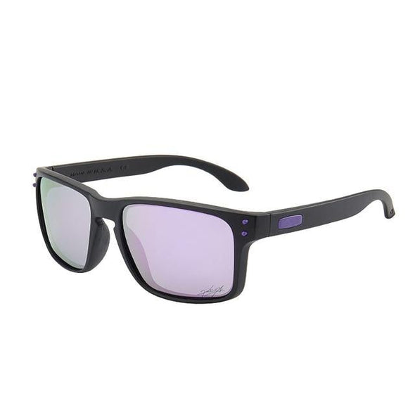 Violet Black Active Sport Polarized Sunglasses