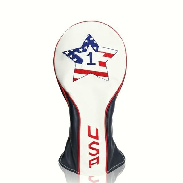 Golf America First Woods Clubhead Covers Full Set (One Driver, One Fairway Wood, One Hybrid)