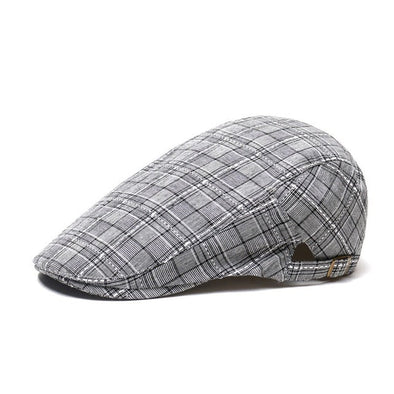 Golf Classic Flat Cap (Gray)