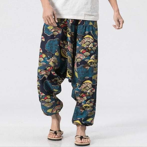 Ikai™ Fan Flower Jogger Pants