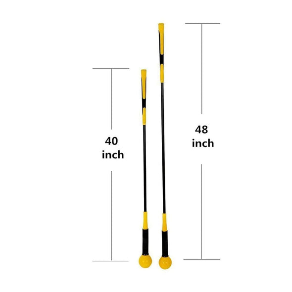 Golf Flex Rod Swing Trainer (Gold 48 Inch)