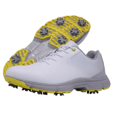 Golf Spiked Gray and Yellow Pro Shoes