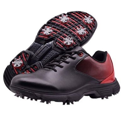 Golf Spiked Phantom Red Pro Shoes