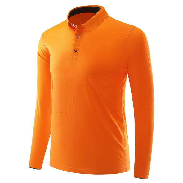 Golf High-Performance LS Shirt (Orange)