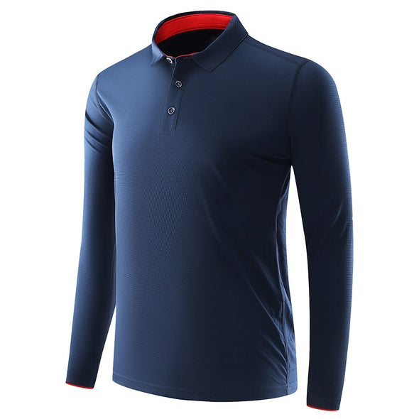 Golf High-Performance LS Shirt (Navy)