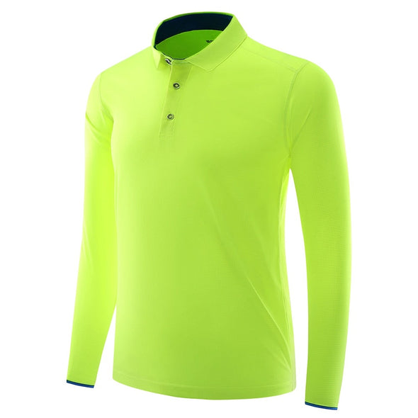 Golf High-Performance LS Shirt (Lime)