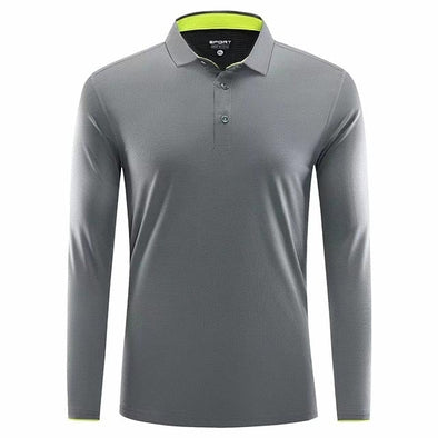 Golf High-Performance LS Shirt (Gray)