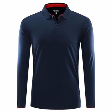 Golf High-Performance LS Shirt (Navy)