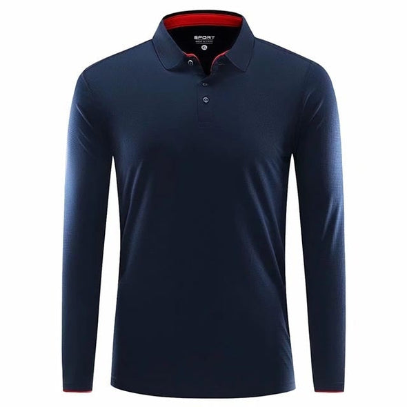 Golf High-Performance LS Shirt (Navy)