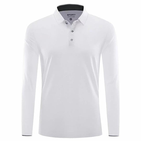 Golf High-Performance LS Shirt (White)