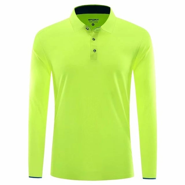 Golf High-Performance LS Shirt (Lime)