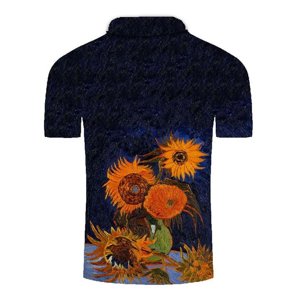 Golf Cooltech Mosaic Loud Golf Shirt (Flowers)