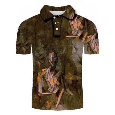 Golf Cooltech Mosaic Loud Golf Shirt (Thought)