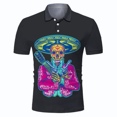 Golf Cooltech Digital Art Loud Shirt (Desperado)