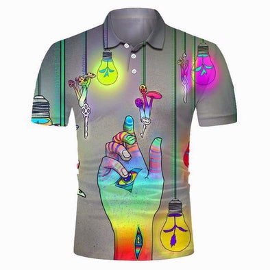 Golf Cooltech Digital Art Loud Shirt (Trip)