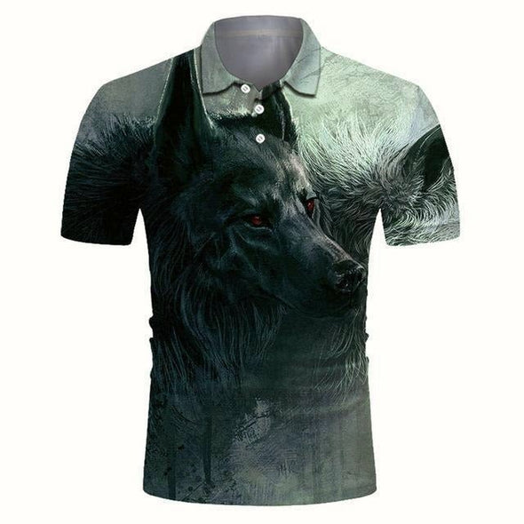 Golf Cooltech Digital Art Loud Shirt (Leader Of The Pack)