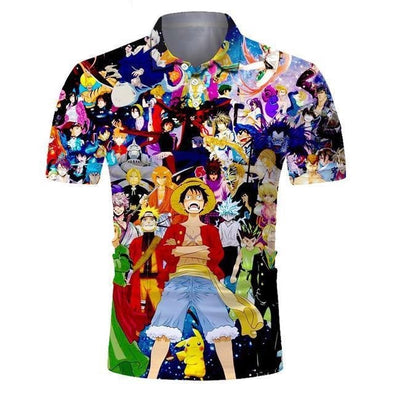 Golf Cooltech Digital Art Loud Shirt (Shounen)