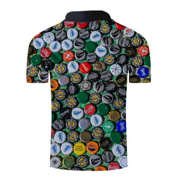 Golf Cooltech Loud Drink Up Shirt (Bottle Caps Organized)