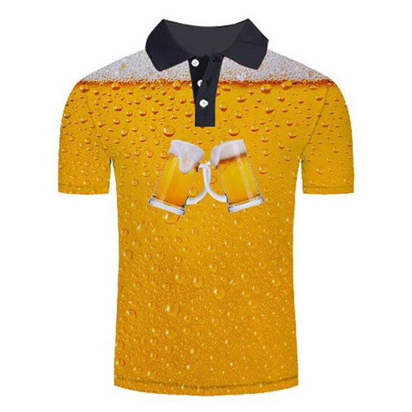 Golf Cooltech Loud Drink Up Shirt (Cheers Light Bubbles)