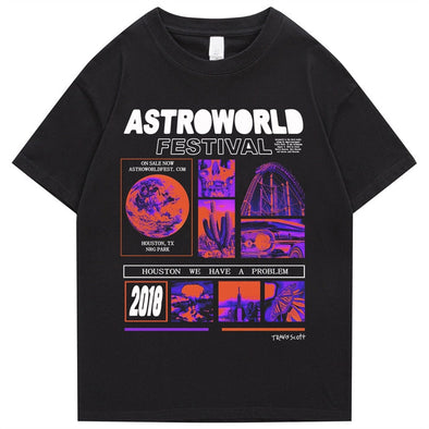 Astroworld Tour Emblem Vintage T-shirt