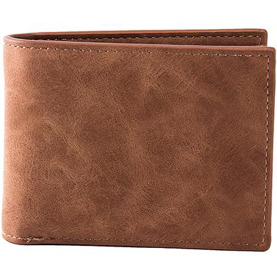 Suede Wallet With Coin Zip