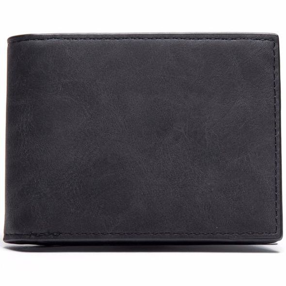 Suede Wallet With Coin Zip